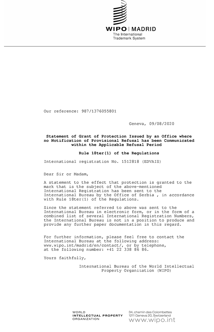 trademark serbia